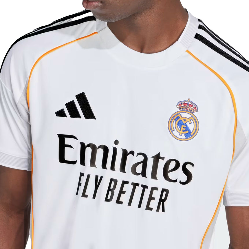 adidas Men's Real Madrid 2025/26 Home Jersey White Crest