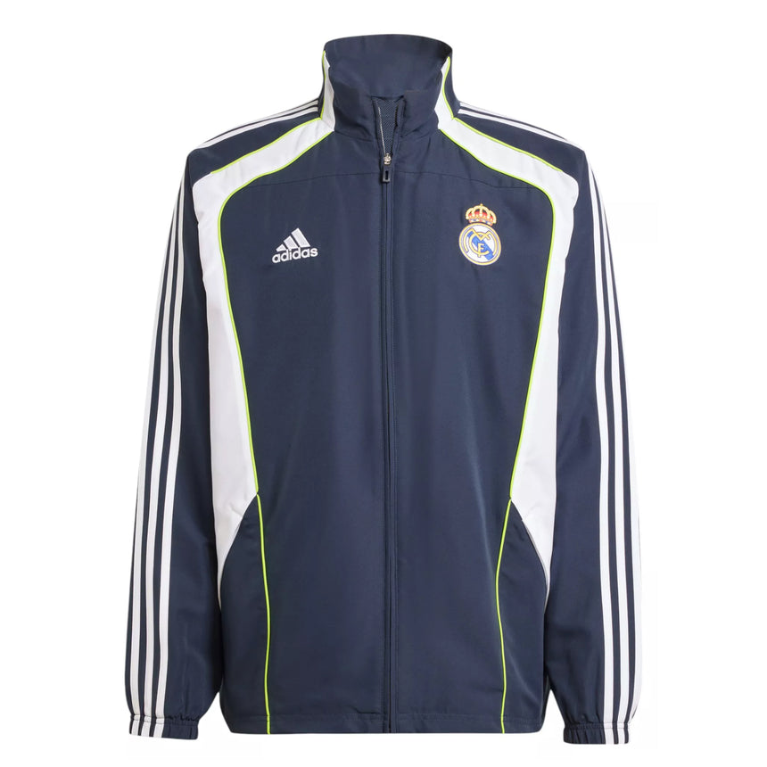 adidas Men's Real Madrid Urban Purist Full-Zip Jacket Navy/White Front