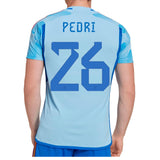 adidas Men's Spain 2022/23 Away Jersey w/ Pedri #26 Printing Back