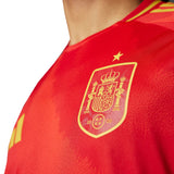 adidas Men's Spain 2024/25 Authentic Home Jersey Better Scarlet Logo