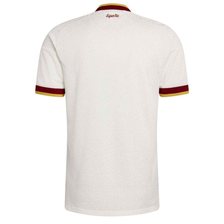 adidas Men's Spain World Cup 2026 Authentic Away Jersey White Back