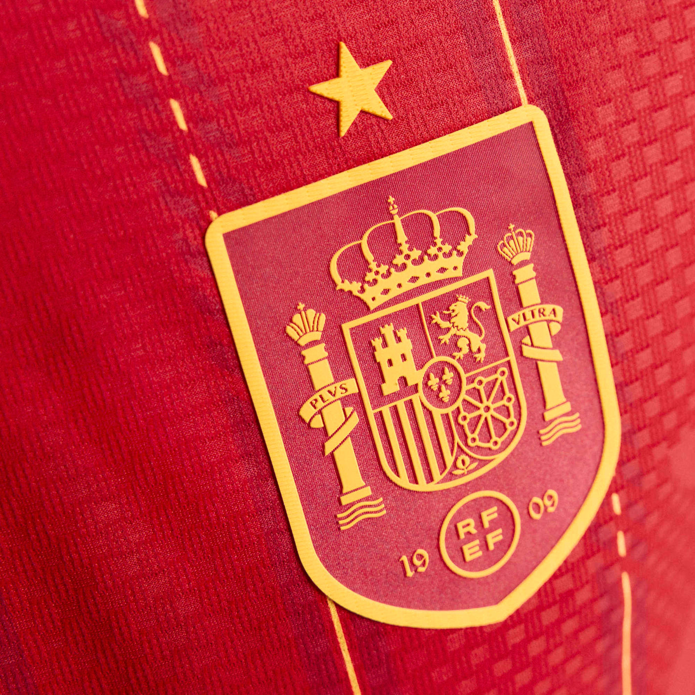 adidas Men's Spain World Cup 2026 Authentic Home Jersey Red Logo