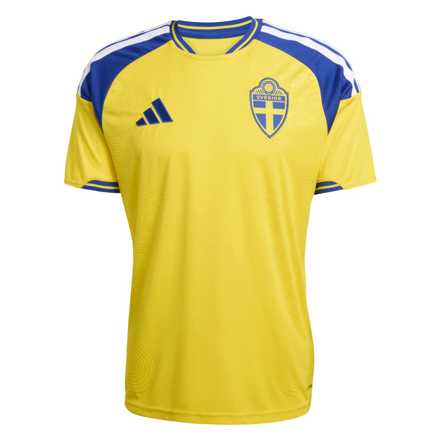 adidas Men's Sweden 2026/27 Home Jersey Yellow Front
