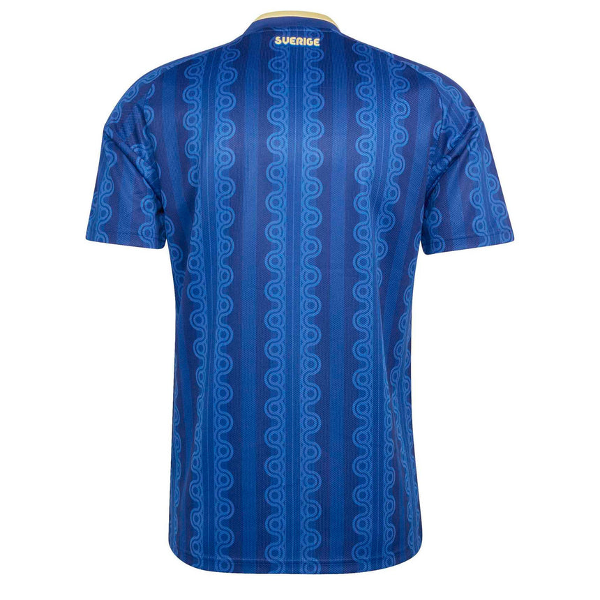 adidas Men's Sweden World Cup 2026 Away Jersey Blue Back