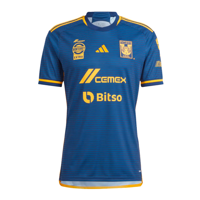 adidas Men's Tigres UANL 2023/24 Away Jersey Navy/Yellow Front