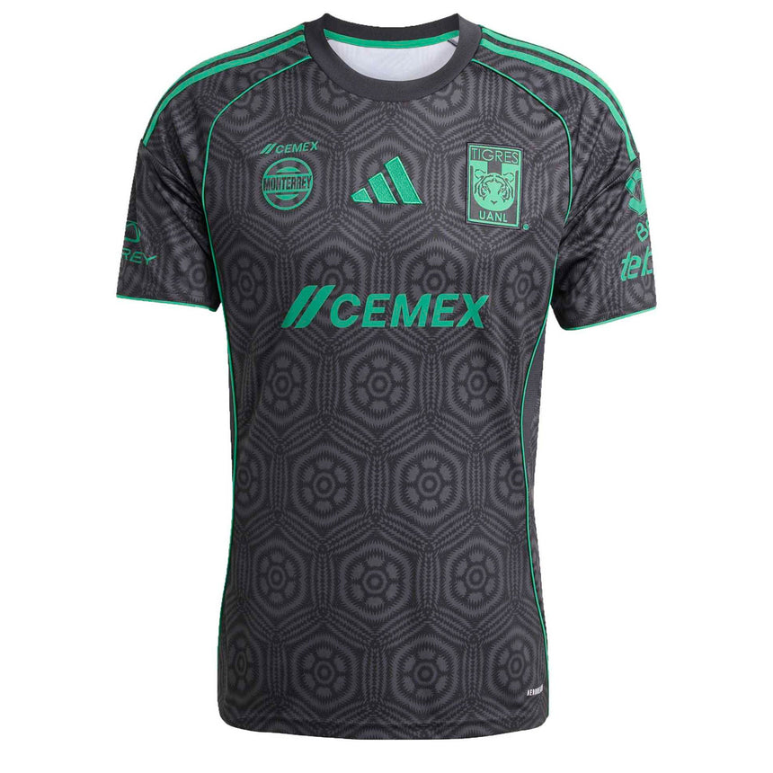 adidas Men's Tigres UANL 2025/26 Third Jersey Black Front