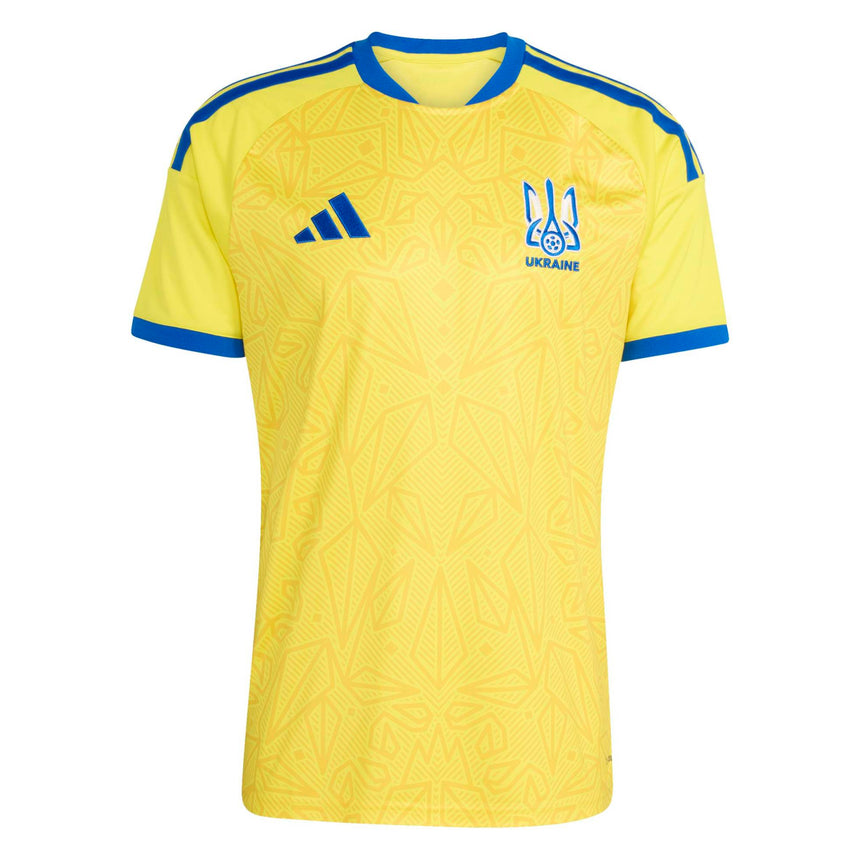 adidas Men's Ukraine 2026/27 Home Jersey Yellow Front