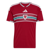 adidas Men's Wales 2026/27 Home Jersey Red Front