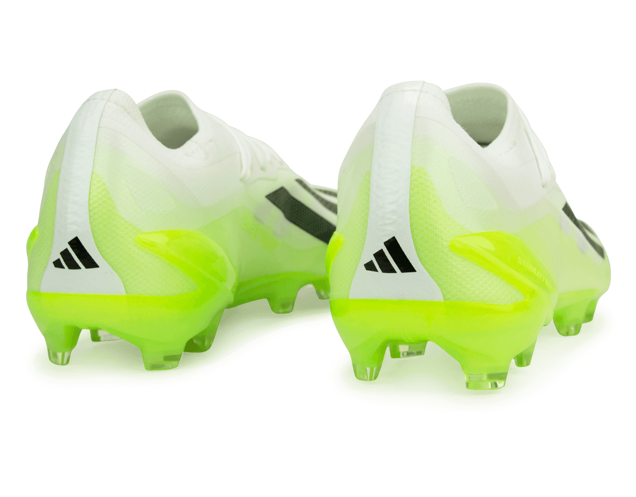 adidas Men's X Crazyfast.1 FG White/Lucid Lemon – Azteca Soccer
