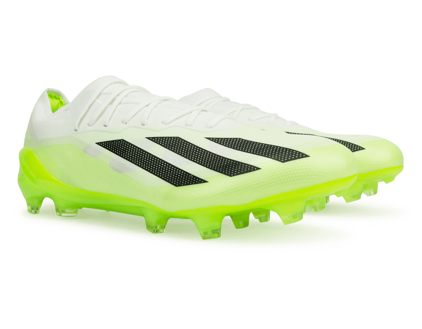 adidas Men's X Crazyfast.1 FG White/Lucid Lemon Together