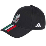 adidas Mexico 3-Stripe Baseball Cap 2026  Black Front