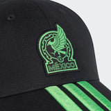 adidas Mexico 3-Stripe Baseball Cap 2026 Black/Green Crest