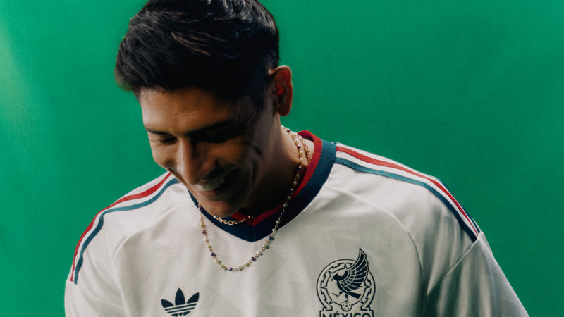edson alvarez wearing the mexico  away 2026 soccer national team jersey