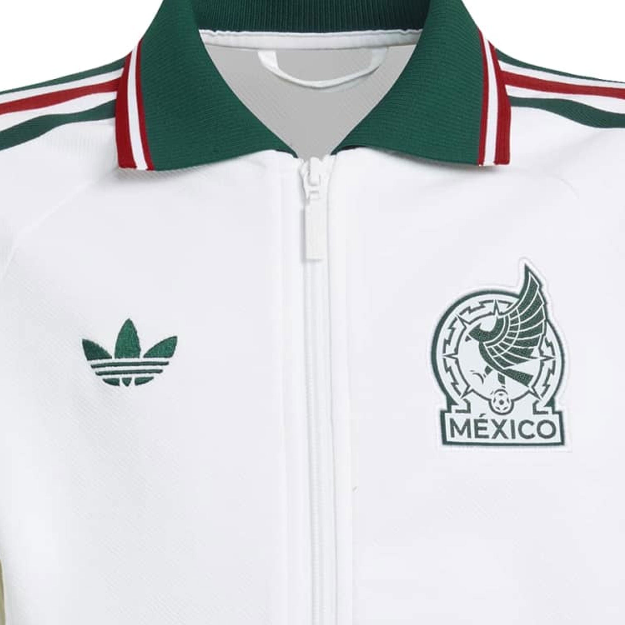 adidas Mexico Kids Away Anthem 2026 Jacket White – Azteca Soccer
