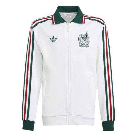 adidas Mexico Kids Away Anthem 2026 Jacket White Front
