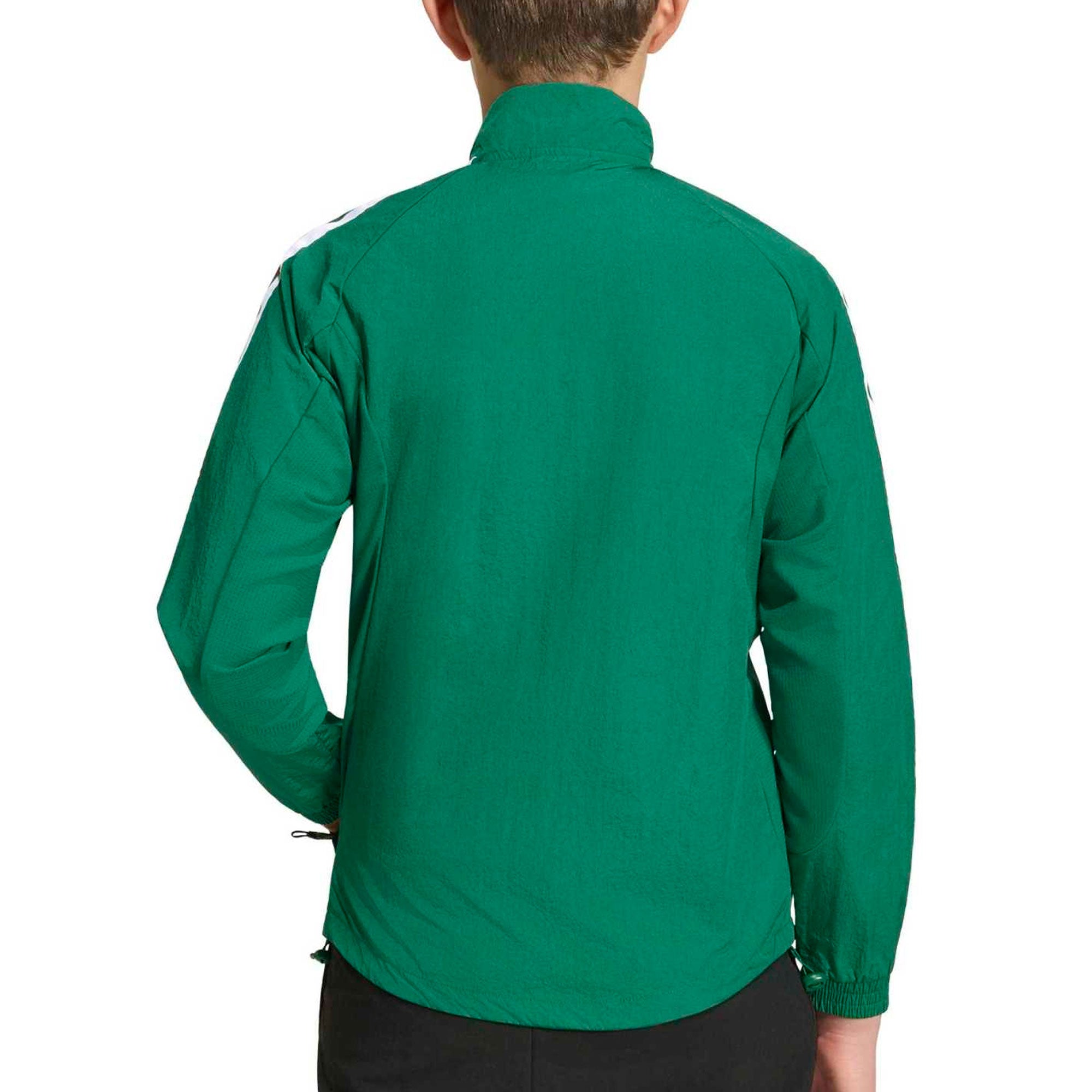 adidas Mexico Kids Home Anthem 2026 Jacket Green/White – Azteca Soccer