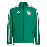 adidas Mexico Kids Home Anthem 2026 Jacket Green/White Front