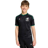 adidas Mexico Kids Third Stadium 2026 Jersey Black Model