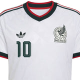 adidas Mexico Men's Away Climacool+ 2026 Jersey w/ A. Vega #10 White Crest