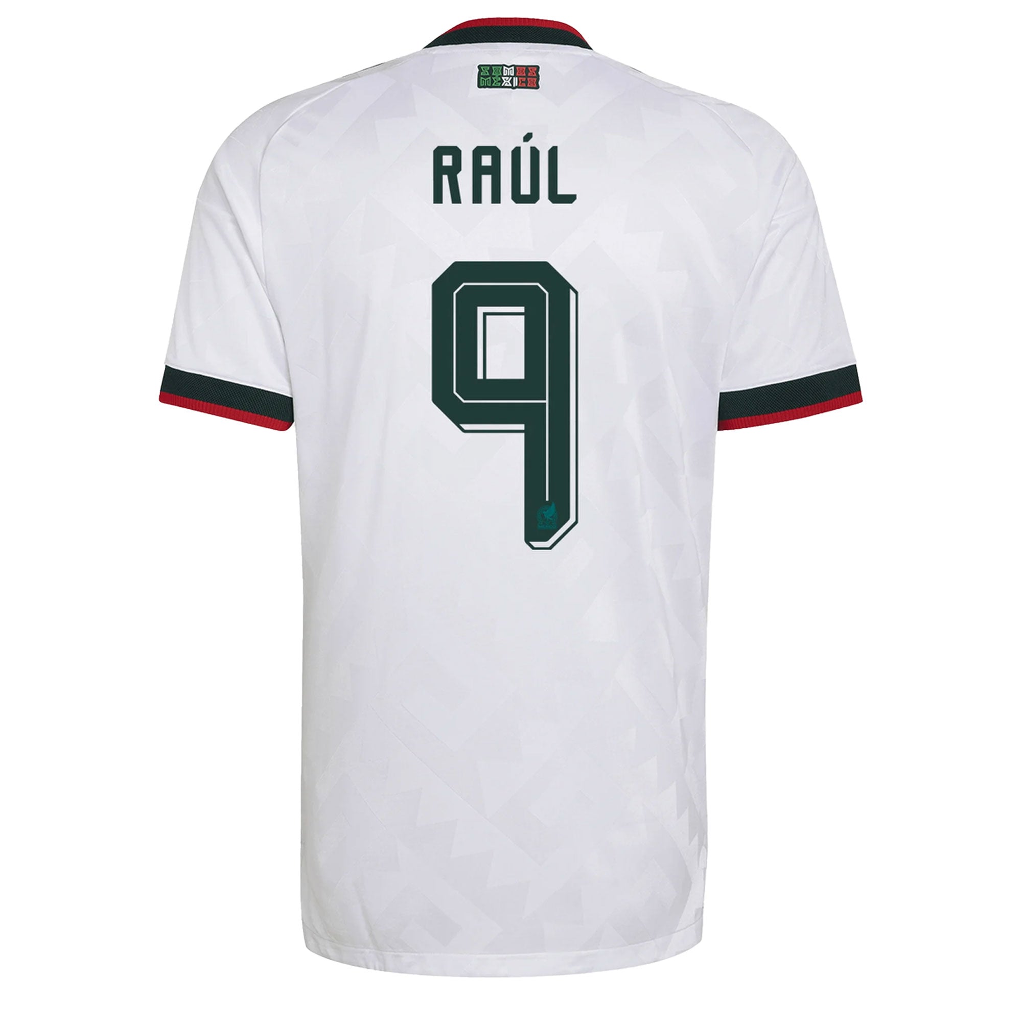 adidas Mexico Men's Away Climacool+ 2026 Jersey w/ Raul #9 White