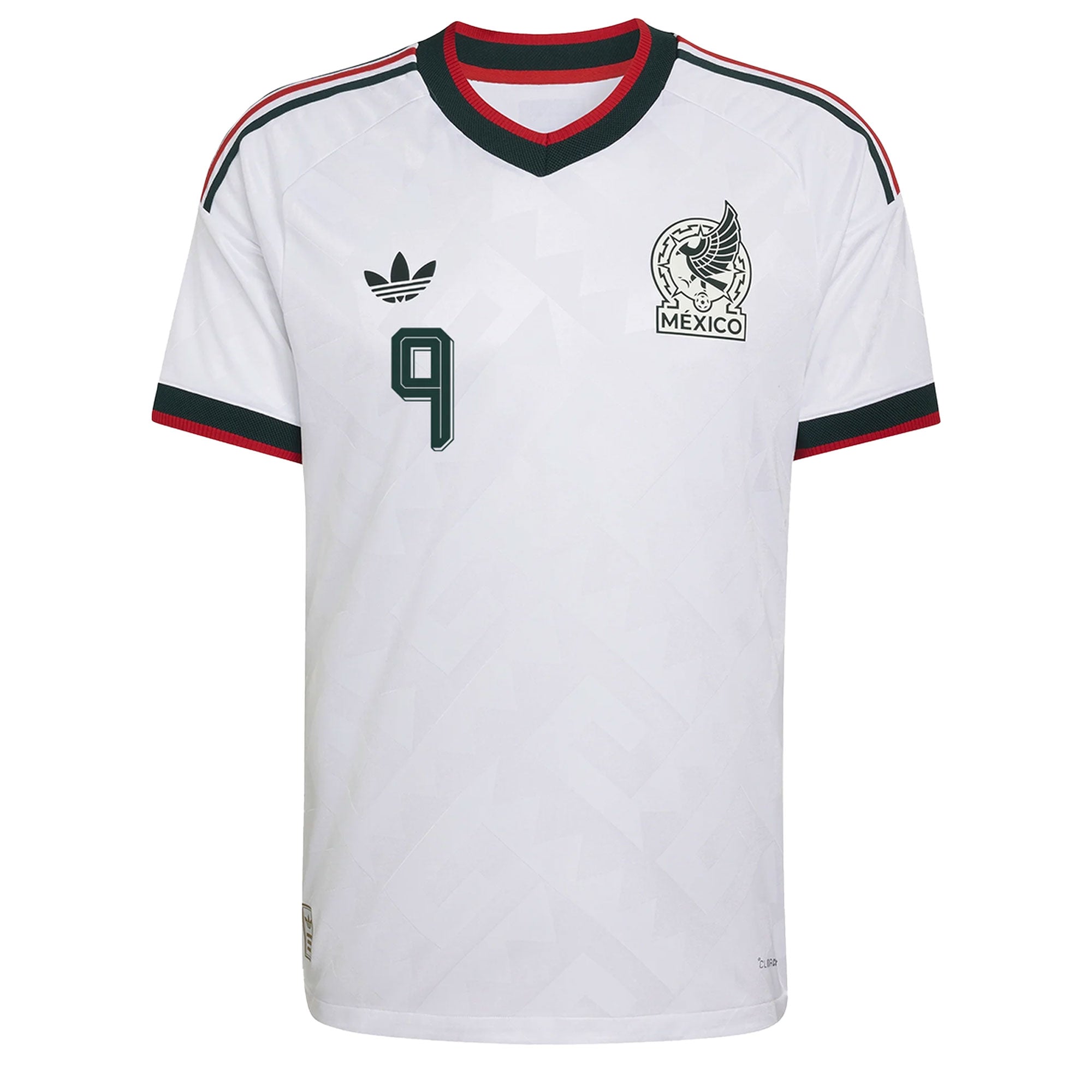 メキシコ代表 2019 アウェイ ユニフォーム #9 RAÚL adidas Mexico Men's Away Climacool+ 2026 Jersey w/ Raul #9 White