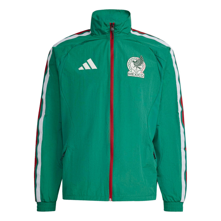 adidas Mexico Men's Home Anthem Jacket Green Front