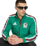 adidas Mexico Men's Home Anthem Jacket Green Model