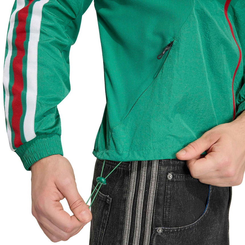 adidas Mexico Men's Home Anthem Jacket Green Pocket