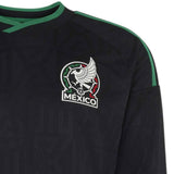 adidas Mexico Men's Third Climacool+ Long Sleeve 2026 Jersey Black Crest
