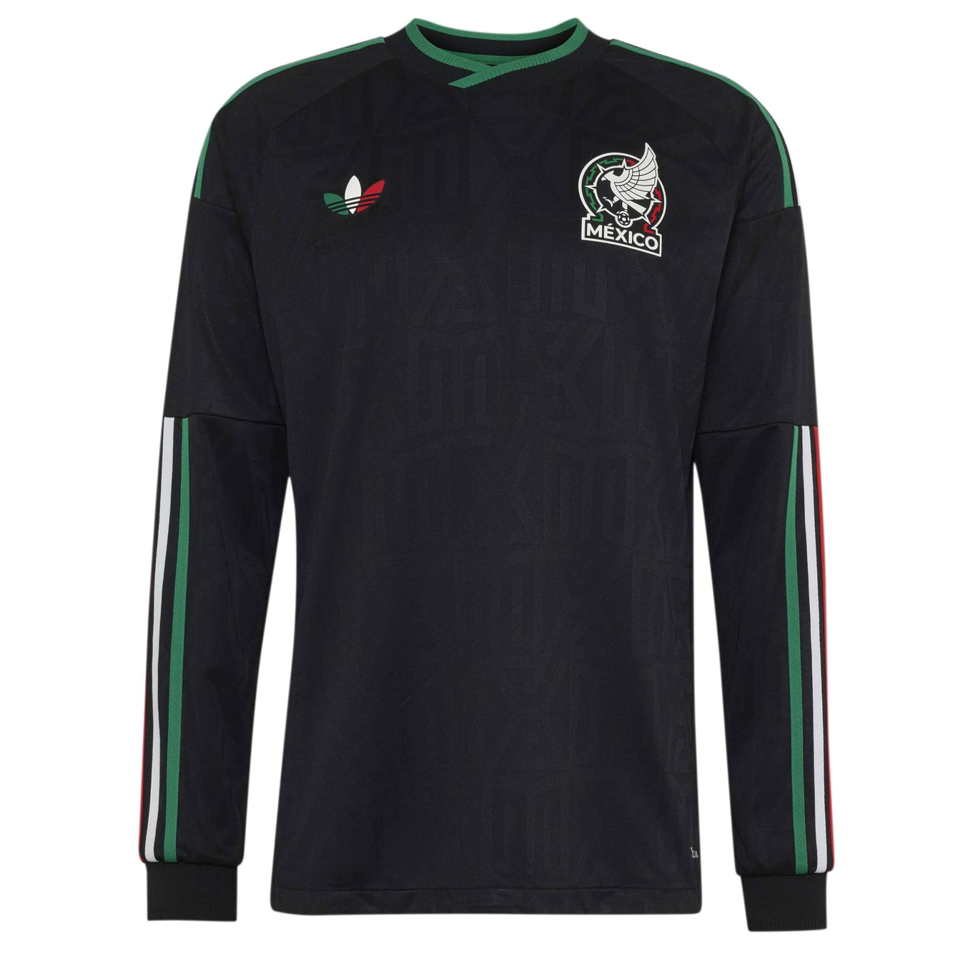 adidas Mexico Men's Third Climacool+ Long Sleeve 2026 Jersey Black
