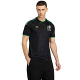 adidas Mexico Men's Third Stadium 2026 Jersey Black Model