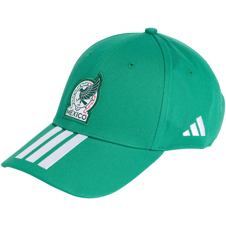 adidas Mexico World Cup 2026 3-Stripe Baseball Cap Green/White Front