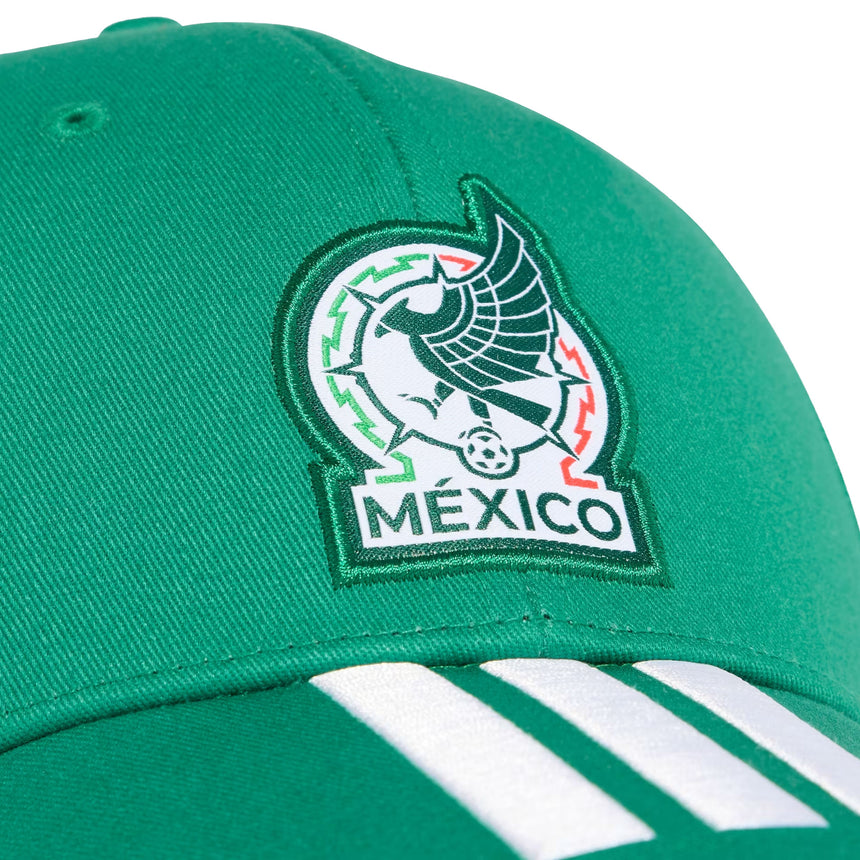 adidas Mexico World Cup 2026 3-Stripe Baseball Cap Green/White Team