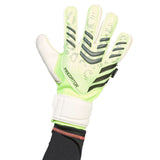 adidas Predator GL Match Fingersave Goalkeeper Gloves White/Green/Black Front