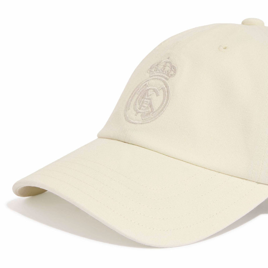 adidas Real Madrid Dad Cap Ivory Crest