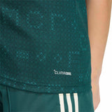 adidas Real Madrid Kid's Away Stadium 2026/27 Jersey Green Hem
