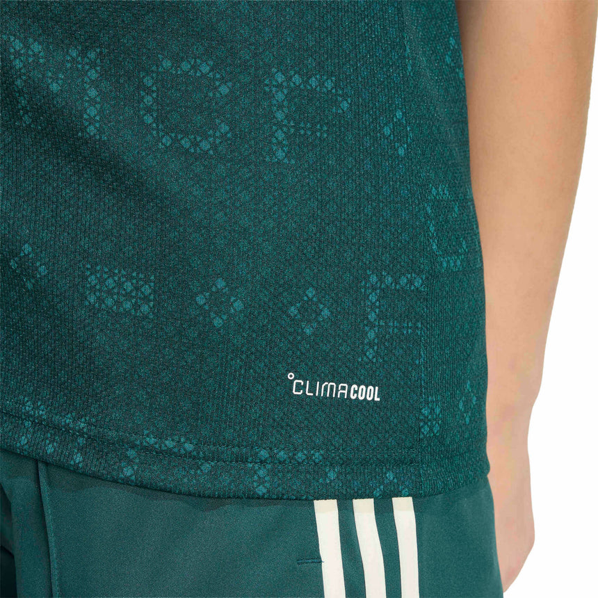 adidas Real Madrid Kid's Away Stadium 2026/27 Jersey Green Hem