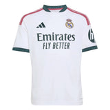 adidas Real Madrid Kids Home Stadium 2026/27 Jersey w/ Mbappe #10 White Front
