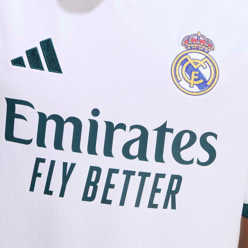 adidas Real Madrid Kids Home Stadium 2026/27 Jersey White Crest
