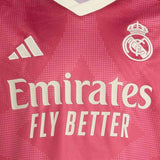 adidas Real Madrid Kids Third Stadium 2026/27 Jersey Pink Crest