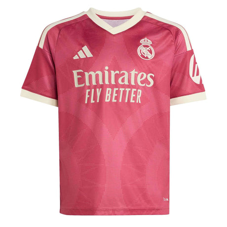 adidas Real Madrid Kids Third Stadium 2026/27 Jersey Pink Front