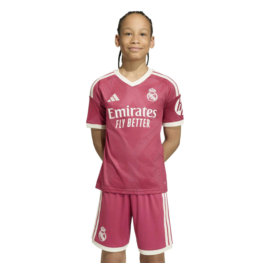 adidas Real Madrid Kids Third Stadium 2026/27 Jersey Pink Model