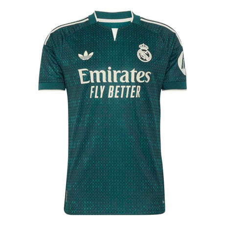 adidas Real Madrid Men's Away Authentic 2026/27 Jersey Green Front
