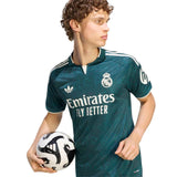 adidas Real Madrid Men's Away Authentic 2026/27 Jersey Green Model