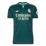 adidas Real Madrid Men's Away Authentic 2026/27 Jersey w/ Mbappe #10 Green Front