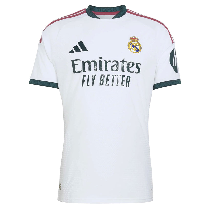 adidas Real Madrid Men's Home Climacool+ 2026/27 Jersey w/ Bellingham #5 White Front