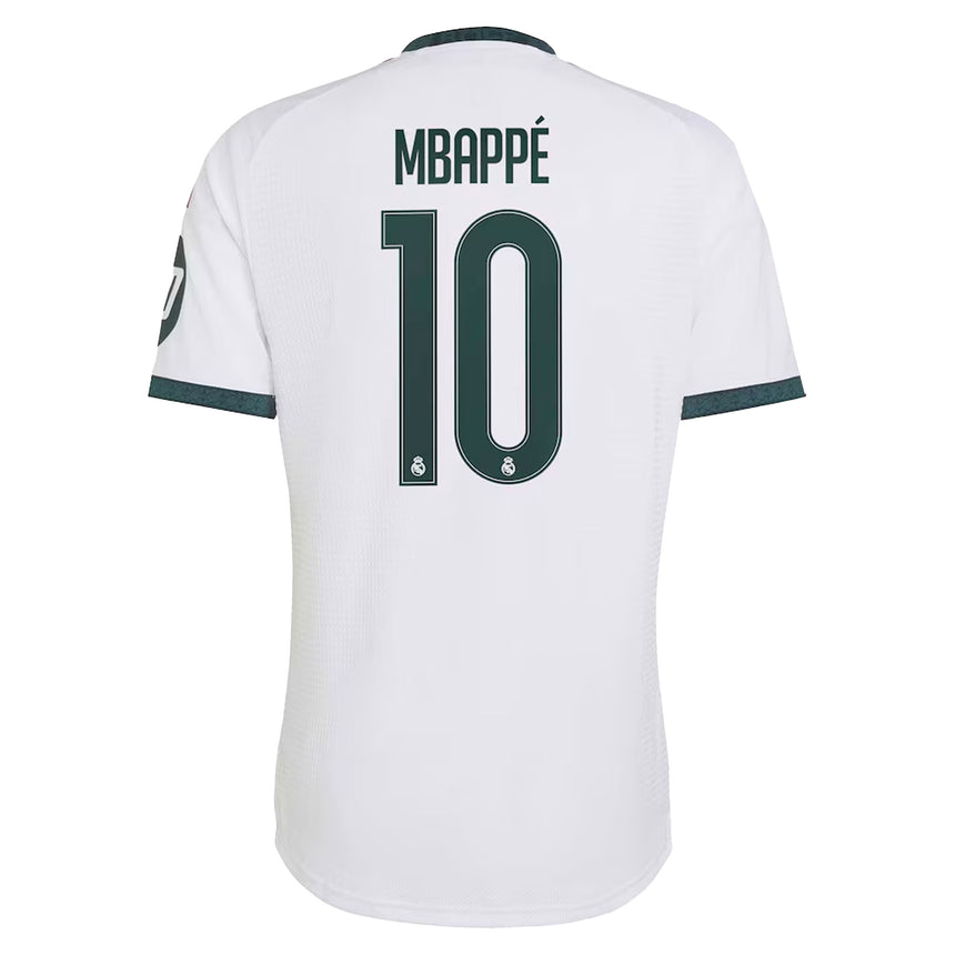 adidas Real Madrid Men's Home Climacool+ 2026/27 Jersey w/ Mbappe #10 White Back