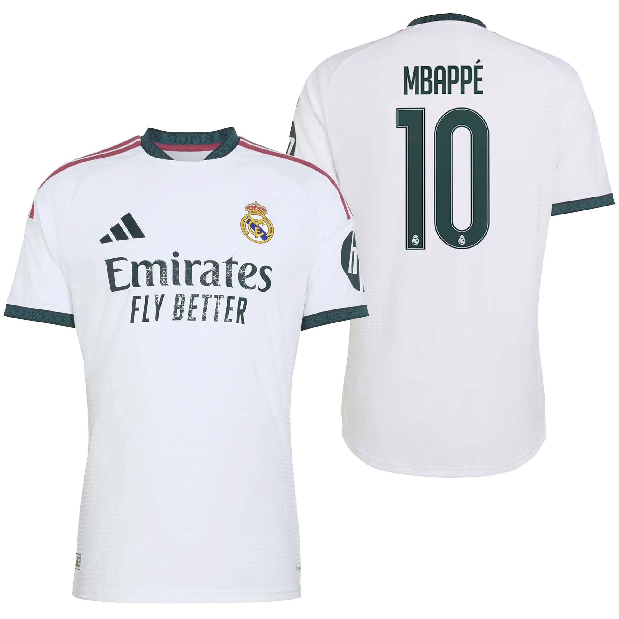 adidas Real Madrid Men's Home Climacool+ 2026/27 Jersey w/ Mbappe