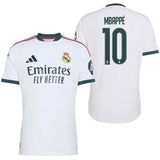 adidas Real Madrid Men's Home Climacool+ 2026/27 Jersey w/ Mbappe #10 White Both