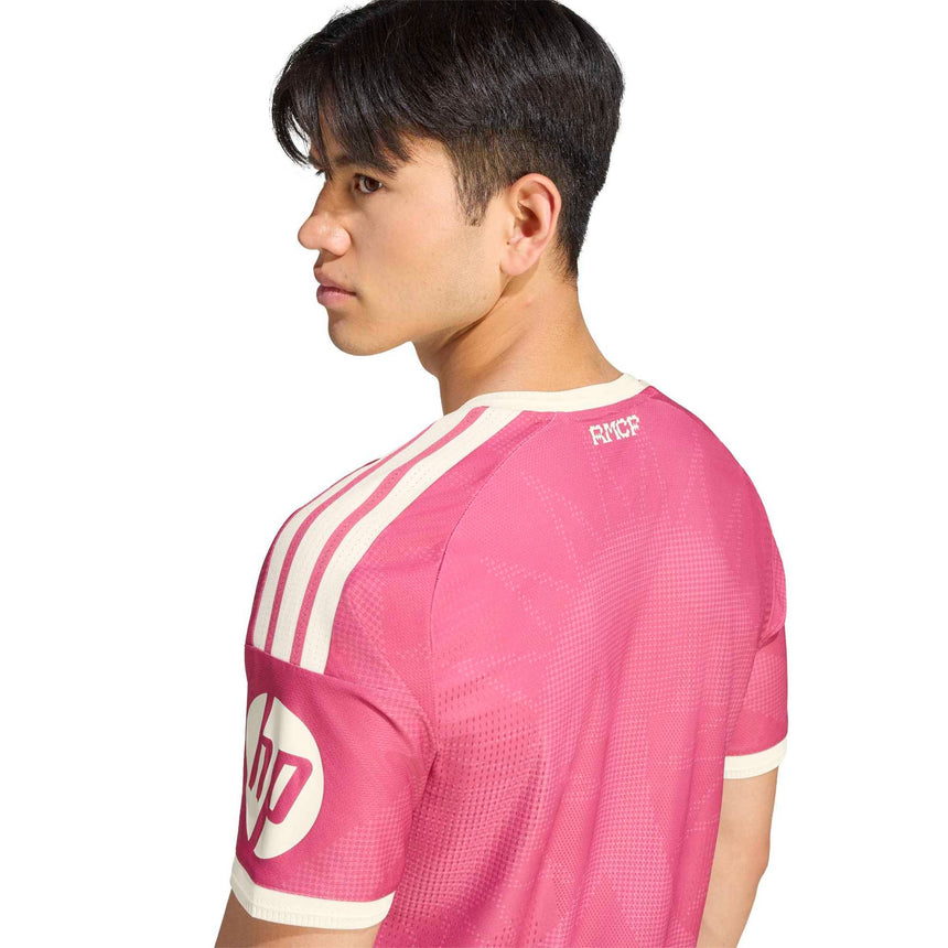 adidas Real Madrid Men's Third Authentic 2026/27 Jersey Pink Sleeve